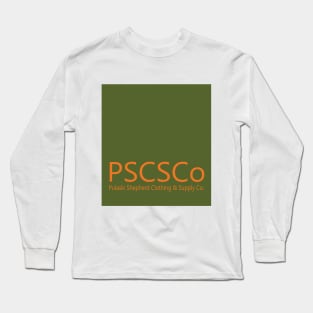 PSCSCo Olive Green & Tangerine ORange Long Sleeve T-Shirt